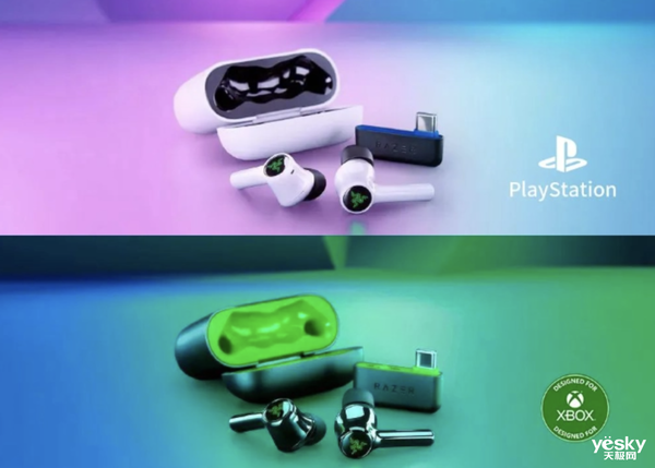 雷蛇再次联名索尼微软，推出PS和Xbox授权TWS耳机！