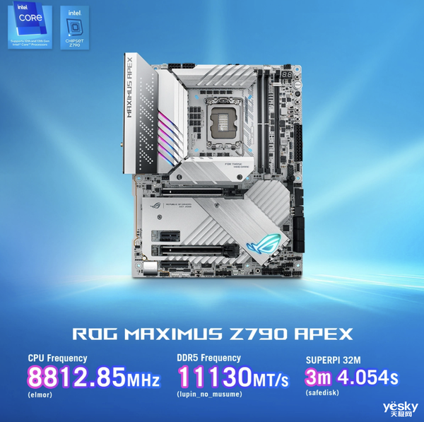 英特尔i9-13900K超频创世界记录，十年内最高频率！