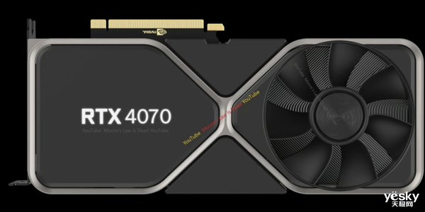 RTX 4070公版显卡渲染图曝光，与前代类似！