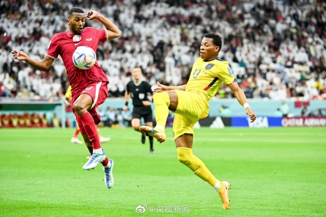 世界杯揭幕战 东道主卡塔尔队0∶2不敌厄瓜多尔队