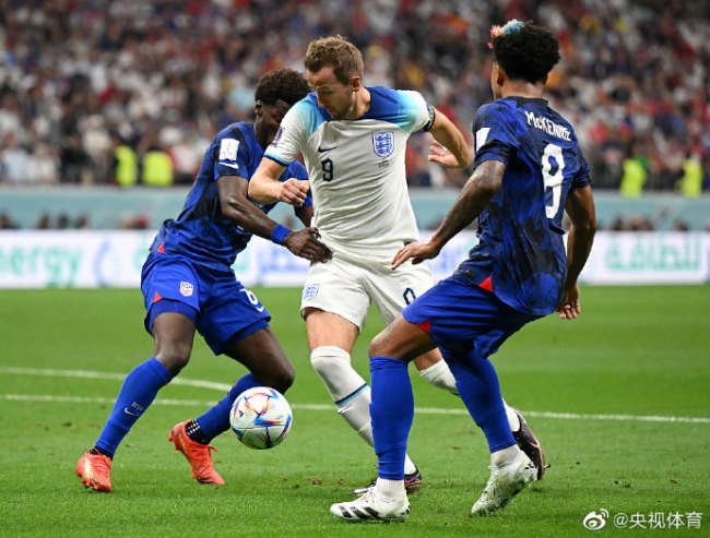 英格兰0:0美国互交白卷 两队各取1分
