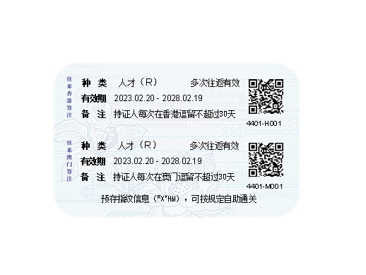 2月20日起在粤港澳大湾区内地城市试点实施往来港澳人才签注政策