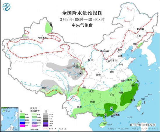 冷空气将继续东移南下中东部有一次大范围降水过程