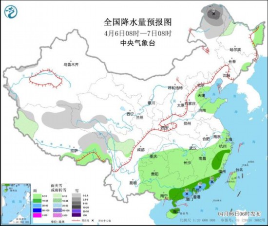 江南华南有阴雨天气北方地区有大风天气