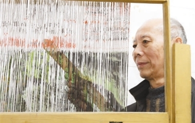 双面创作纸织成画（工匠绝活）