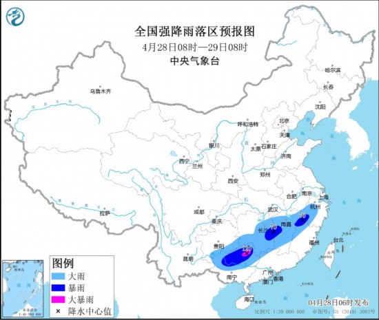 江南华南将有较强降雨过程北方地区将有大风降温和沙尘天气