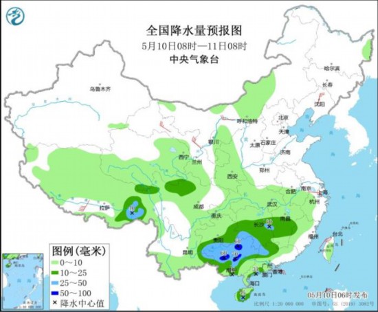中央气象台：华南等地将有较强降雨