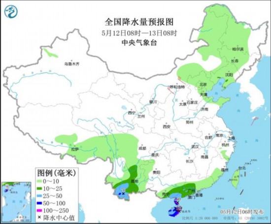 华南云南等地将有较强降雨