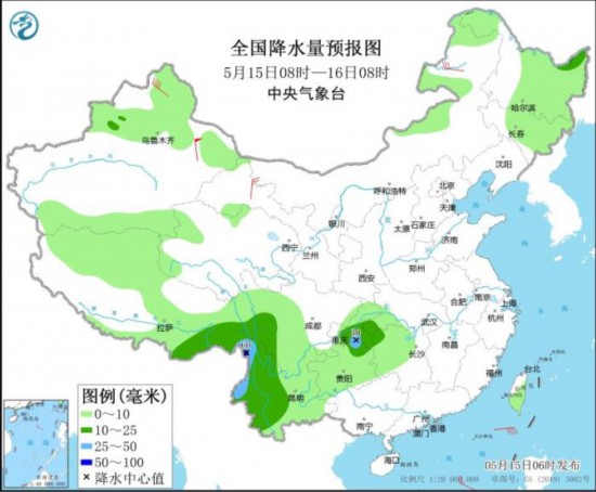 江南等地将有明显降雨华北黄淮部分地区有高温